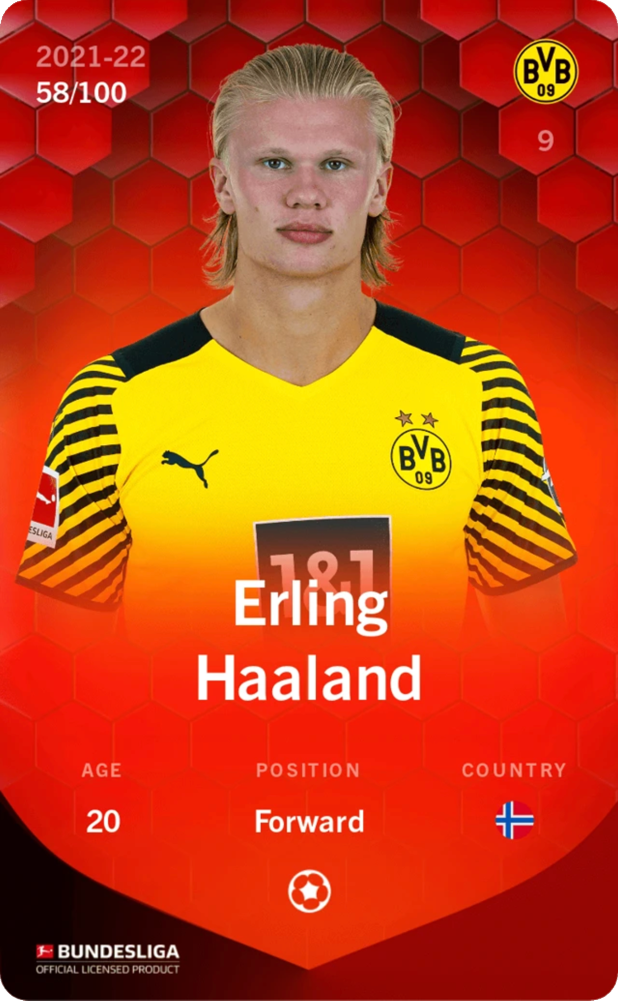 Sorare Haaland NFT